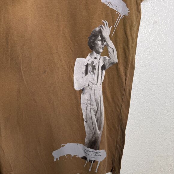 David Bowie Collection Shirt Men Large XL Terry Oneill Photo Vintage Concert Tee - Picture 2 of 11